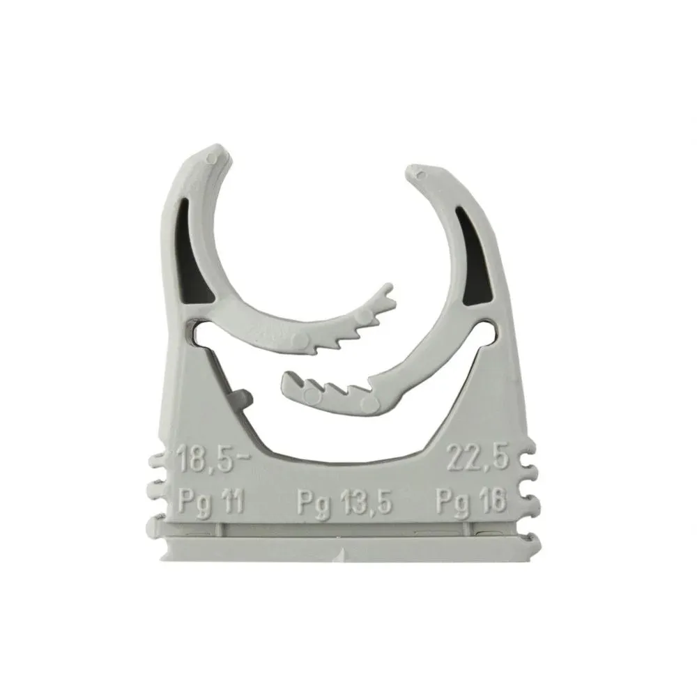 Cleme prindere Quick, 18.5 x 22.5 mm, albe (set 10 buc)