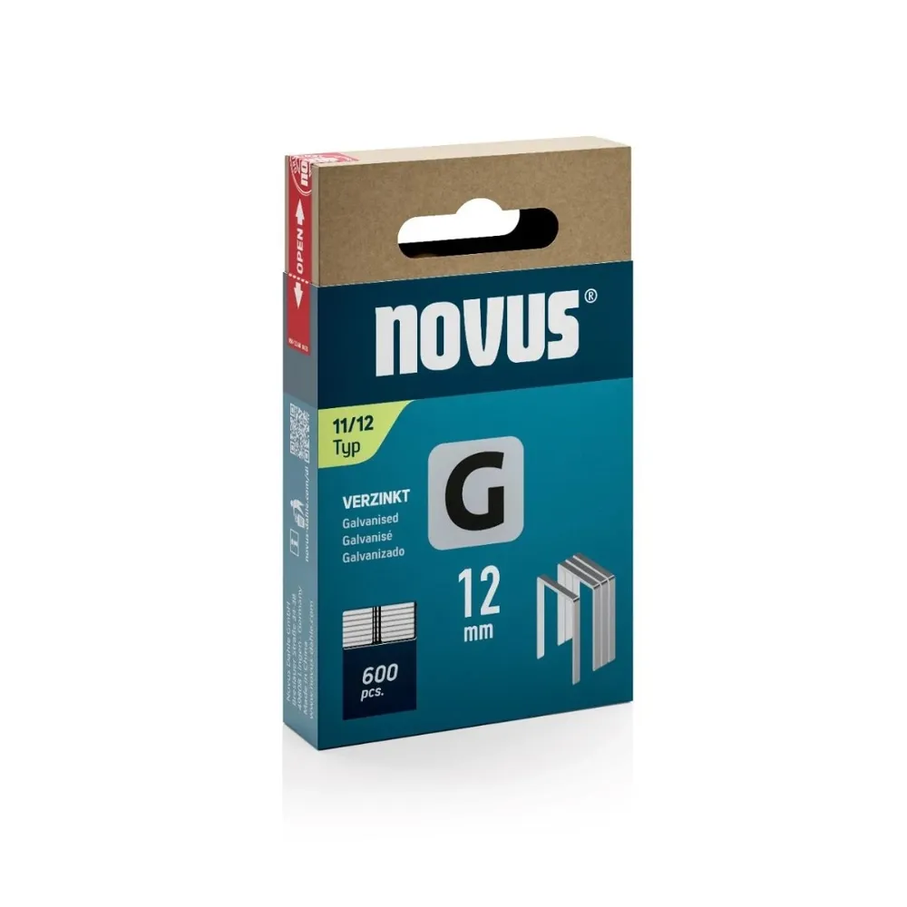Cleme subtiri, Novus G 11, 12 mm, set 600 bucati