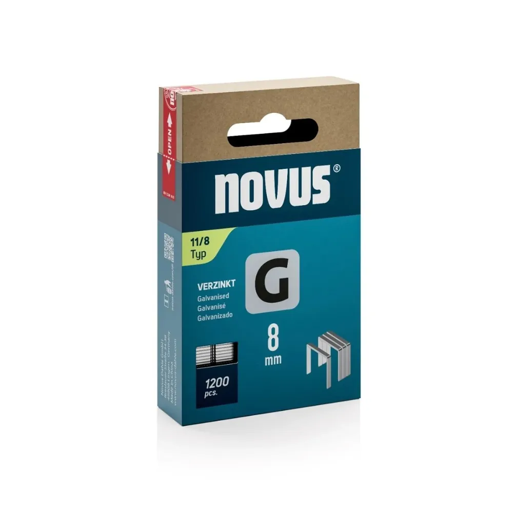Cleme subtiri, Novus G 11, 8 mm, set 1200 bucati