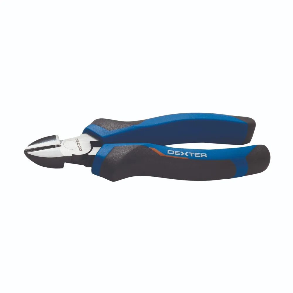 Cleste de taiat lateral Dexter, 160 mm, maner plastic