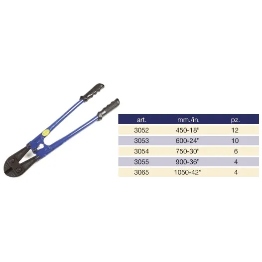 Cleste pentru buloane, Dupu 3055, 900 mm, otel-crom-molibden, capacitate taiere 14 mm, 6100 g