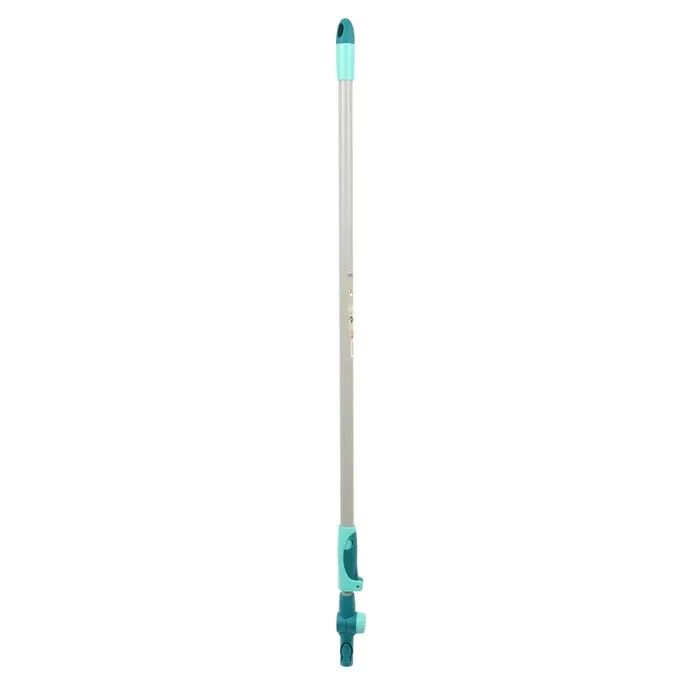 Coada telescopica pentru menaj Leifheit, rotativa, gri + albastru, 110 - 190 cm