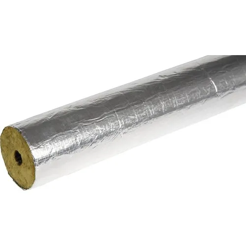 Cochilie din vata bazaltica caserata cu aluminiu ∅ 27 mm, grosime 30 mm, 1m