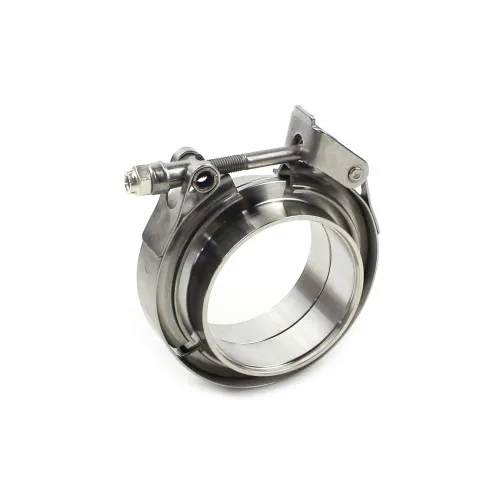 Colier evacuare tip V-Band cu flanse incluse 63 mm 2.5 inch inox prindere rapida — imaginea 2