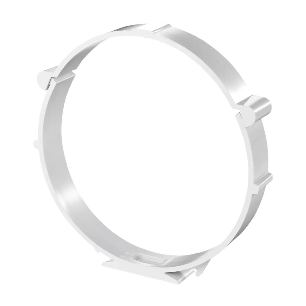 Colier fixare, pentru ventilatie, PVC, diametru 125 mm