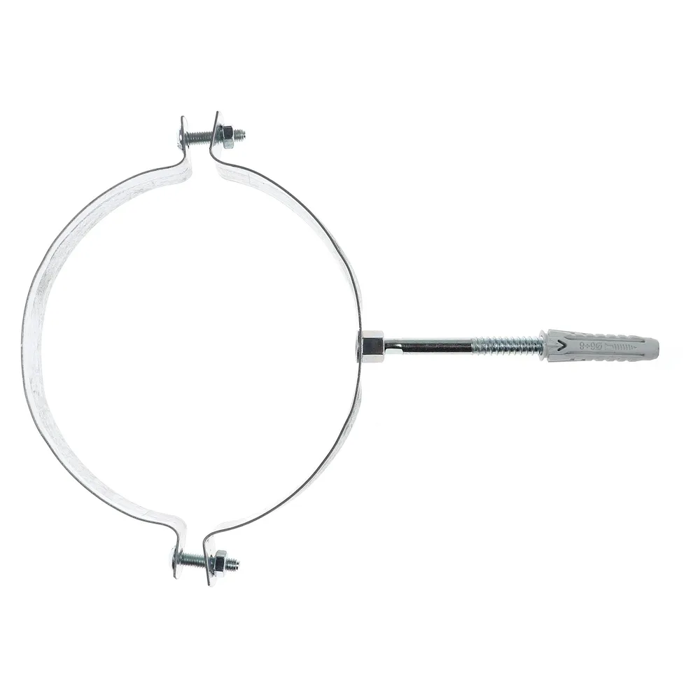Colier metalic pentru tevi, 140 mm, Friulsider + diblu nylon, set 2 bucati