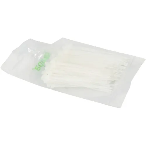 Colier plastic/soricei prindere Haupa 2, 5x100 mm, pachet 100 bucati, transparent
