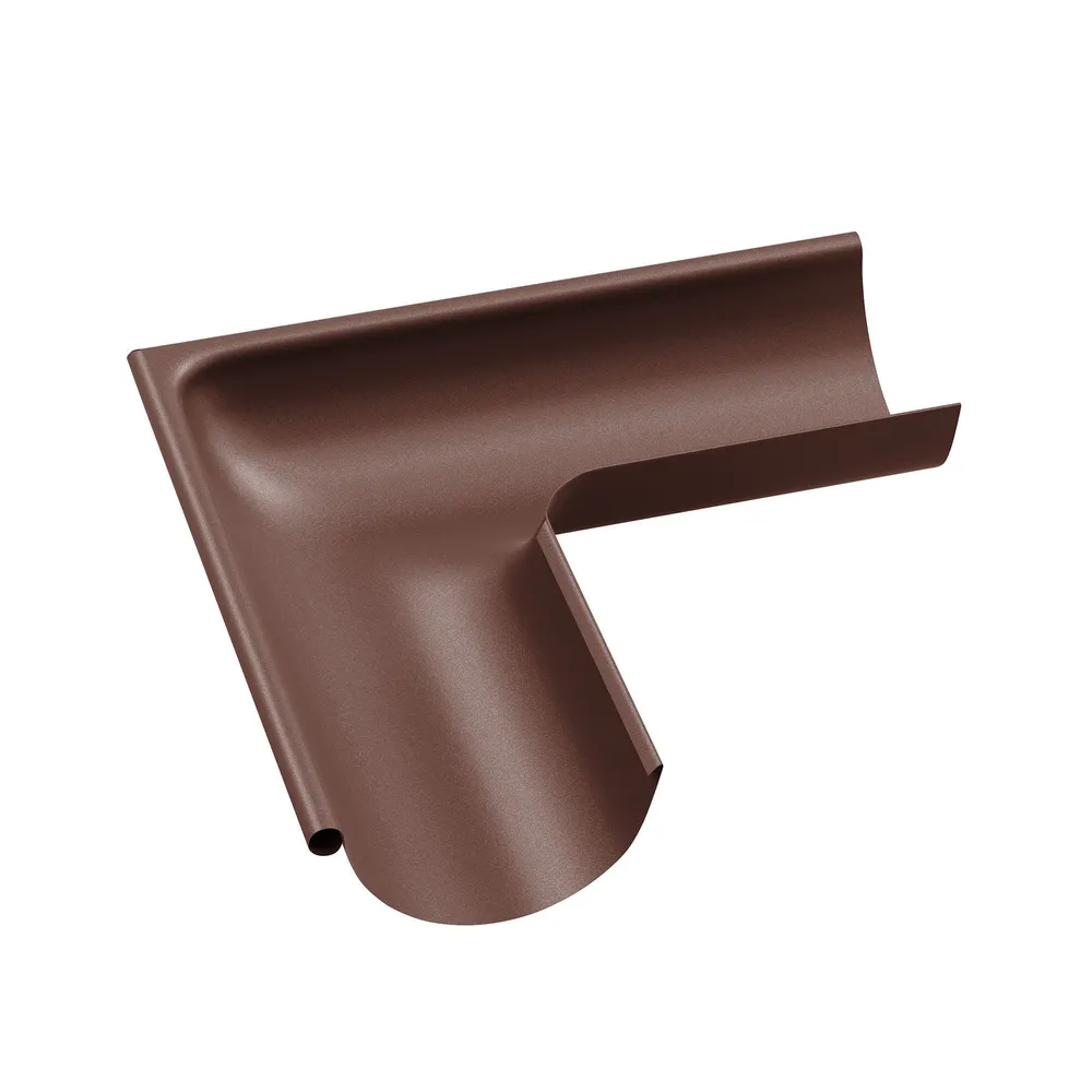Coltar exterior 90° Bilka, maro ciocolatiu mat, 125 mm, metal