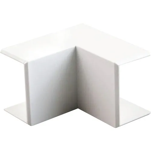 Coltar interior canal cablu Dietzel 40x25 mm, culoare alba