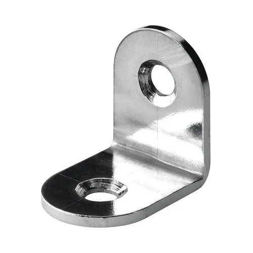 Coltar metalic Hettich, 20x20x15 mm, otel inoxidabil, set 50 bucati