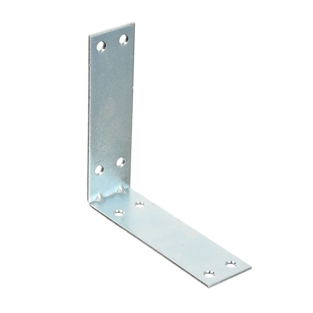 Coltar metalic, otel zincat, 100 x 100 x 30 mm, argintiu