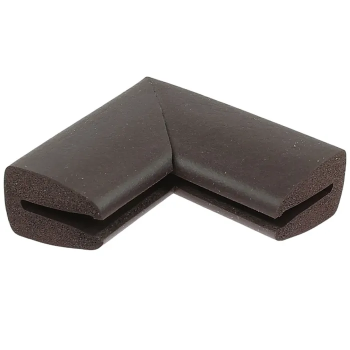 Coltar protector muchii din spuma de cauciuc AC-150, maro, grosime 2 mm