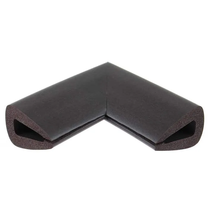 Coltar protector muchii din spuma de cauciuc AC-156, maro, grosime 9 mm