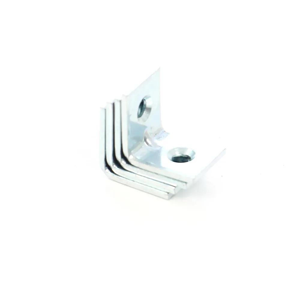 Coltar tip L din otel zincat, set 4 bucati, 25x25x16mm