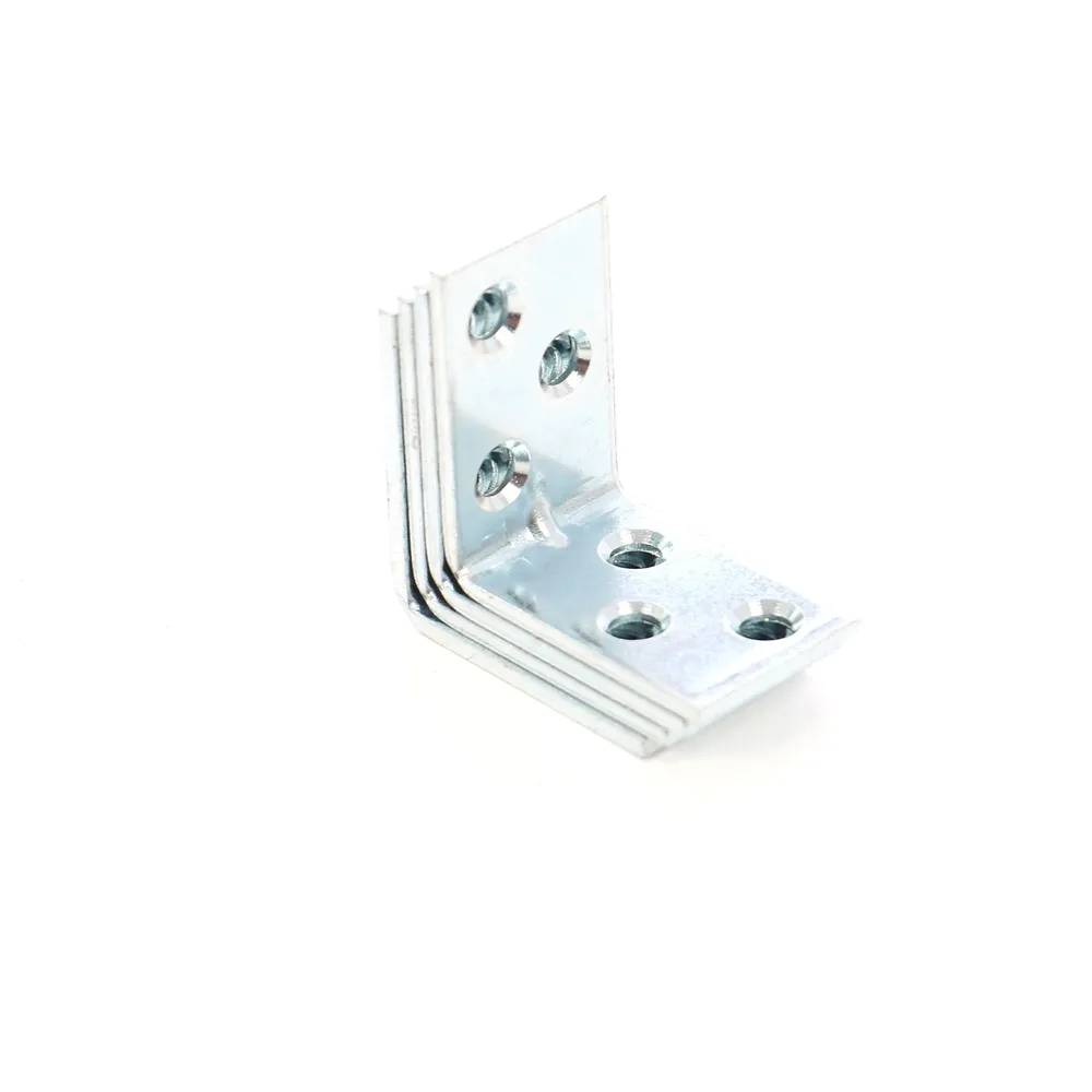 Coltar tip L, pentru mobila, din otel zincat, 30 x 30 x 20 mm, 4 bucati
