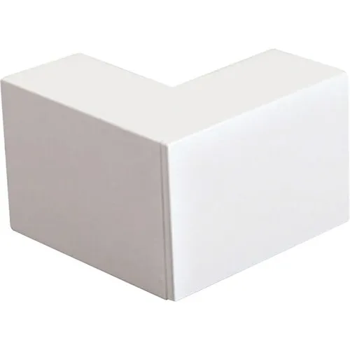 Coltare exterioare canal cablu Dietzel 40x16 mm, culoare alba, 2 bucati