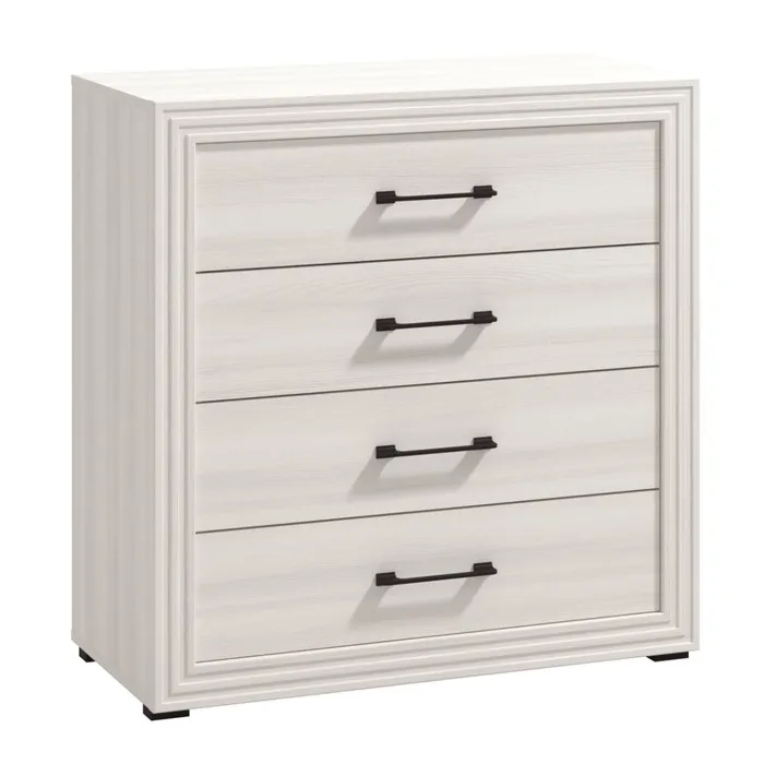 Comoda dormitor Narbona 4F, cu 4 sertare, frasin, 90 x 43 x 92 cm, 2C