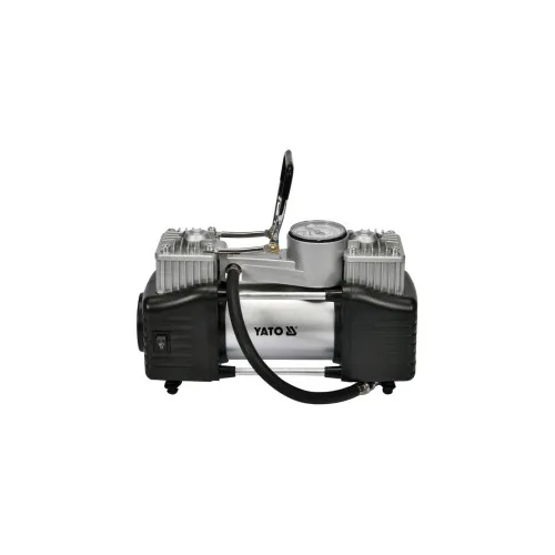 Compresor auto 12V 250W 60L/min cu lanterna LED si alimentare la baterie — imaginea 3