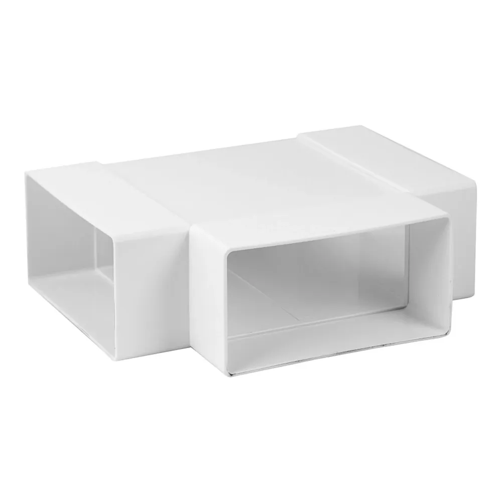 Conector tip T, pentru canal plat, Europlast, PVC, 110 x 50 mm