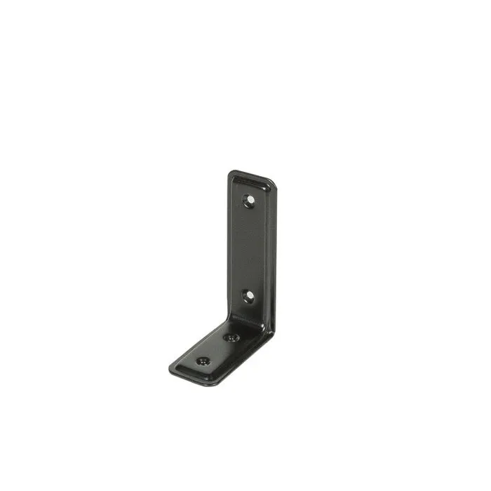 Consola 3 F, din tabla, negru, 115 x 80 x 40 mm
