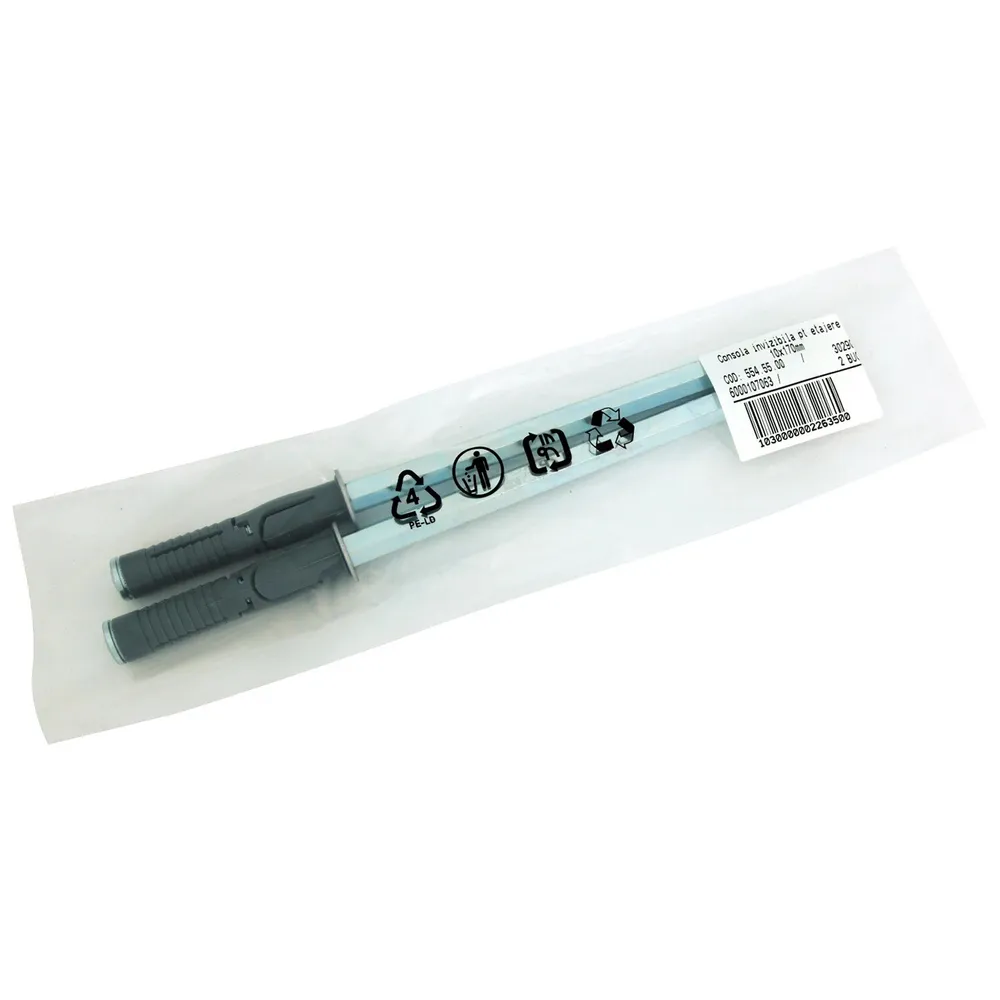 Console invizibile, pentru etajere, 10 x 170 mm, set 2 bucati