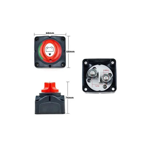 Contact general cu carcasa 275A 12-24V — imaginea 3