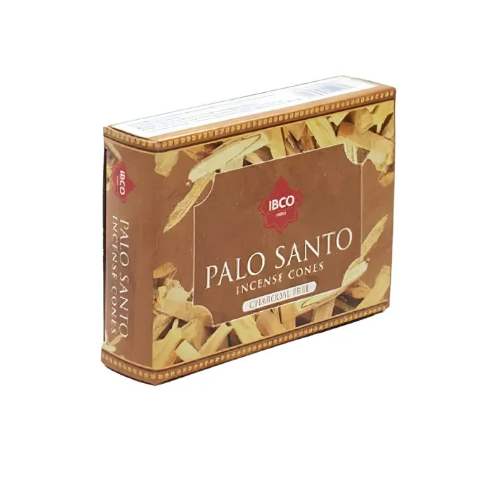 Conuri parfumate Aroma Land, rasina, lemn Palo Santo, cutie 10 bucati