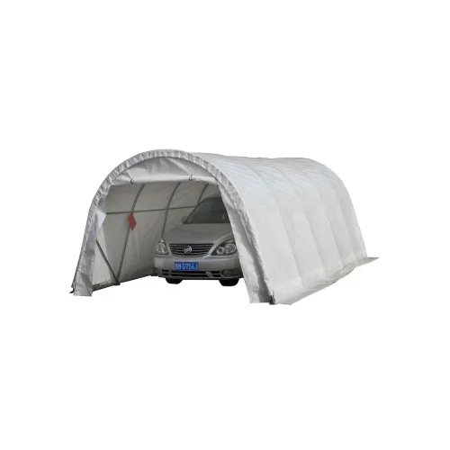 Cort pentru depozitare latime 3.66m lungime 6.1m inaltime 2.44m PVC structura metalica — imaginea 2