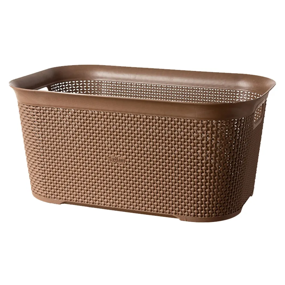 Cos de rufe, plastic, diverse culori, 50 L, universal