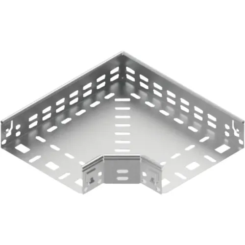 Cot 90° pentru jgheab metalic perforat 50x40mm