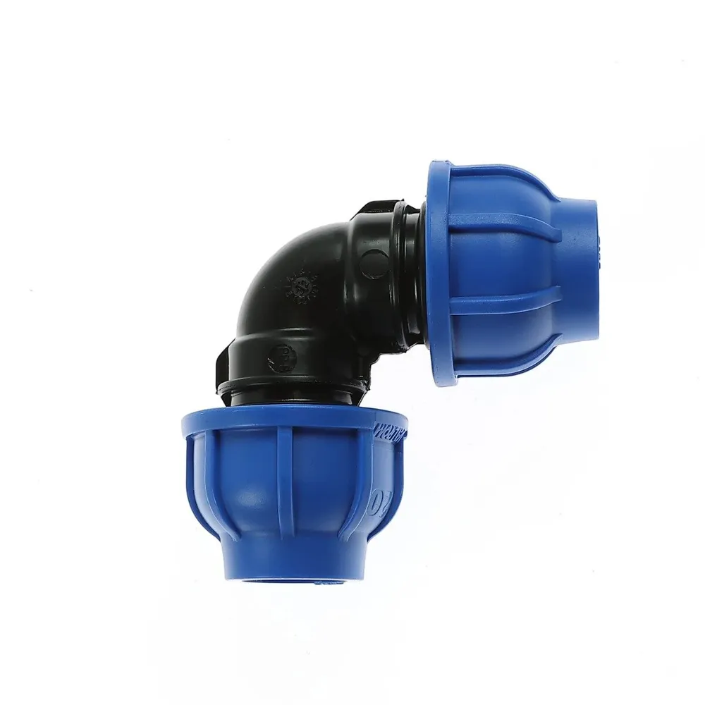 Cot compresiune PEHD, D 63 mm, 90 grade