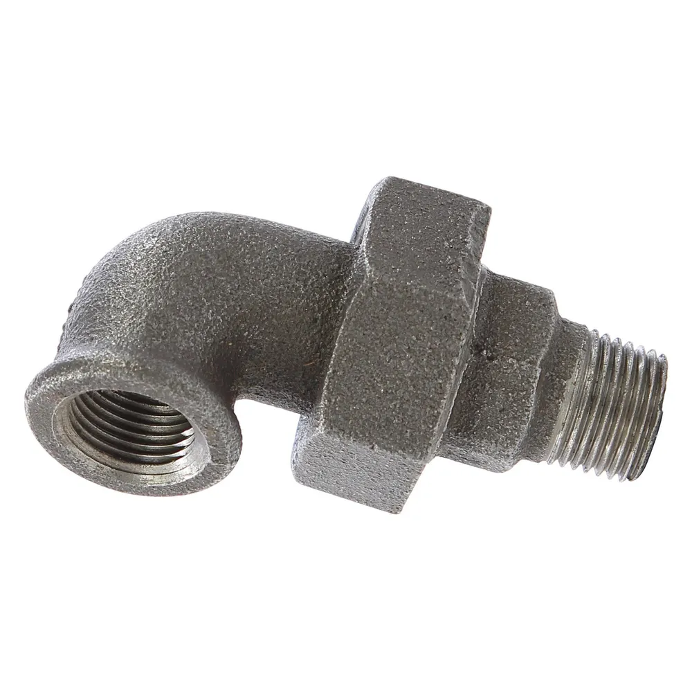Cot cu racord olandez 97, fonta neagra, FI - FE, 1/2"
