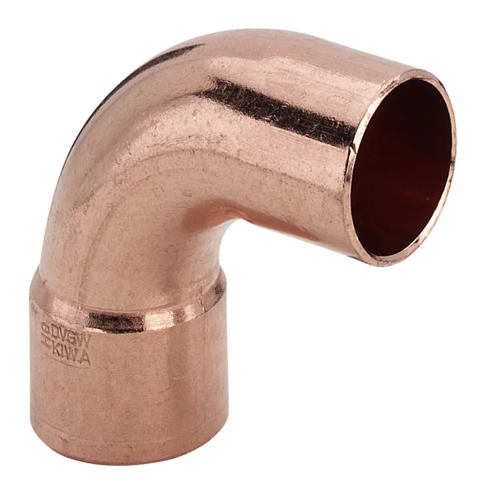 Cot cupru, interior-exterior, D 15 mm, 90 grade, 5001