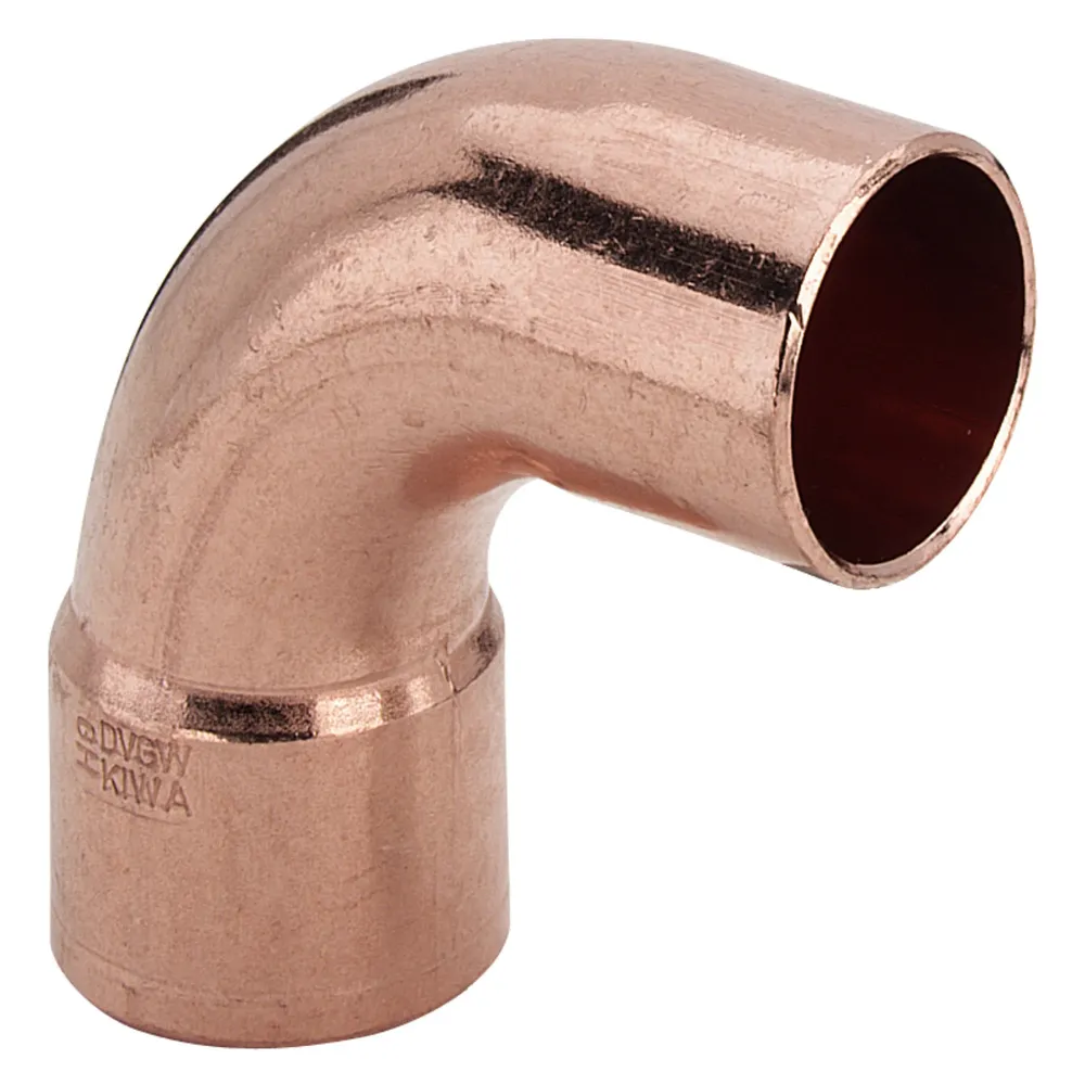 Cot cupru, interior-exterior, D 22 mm, 90 grade, 5001