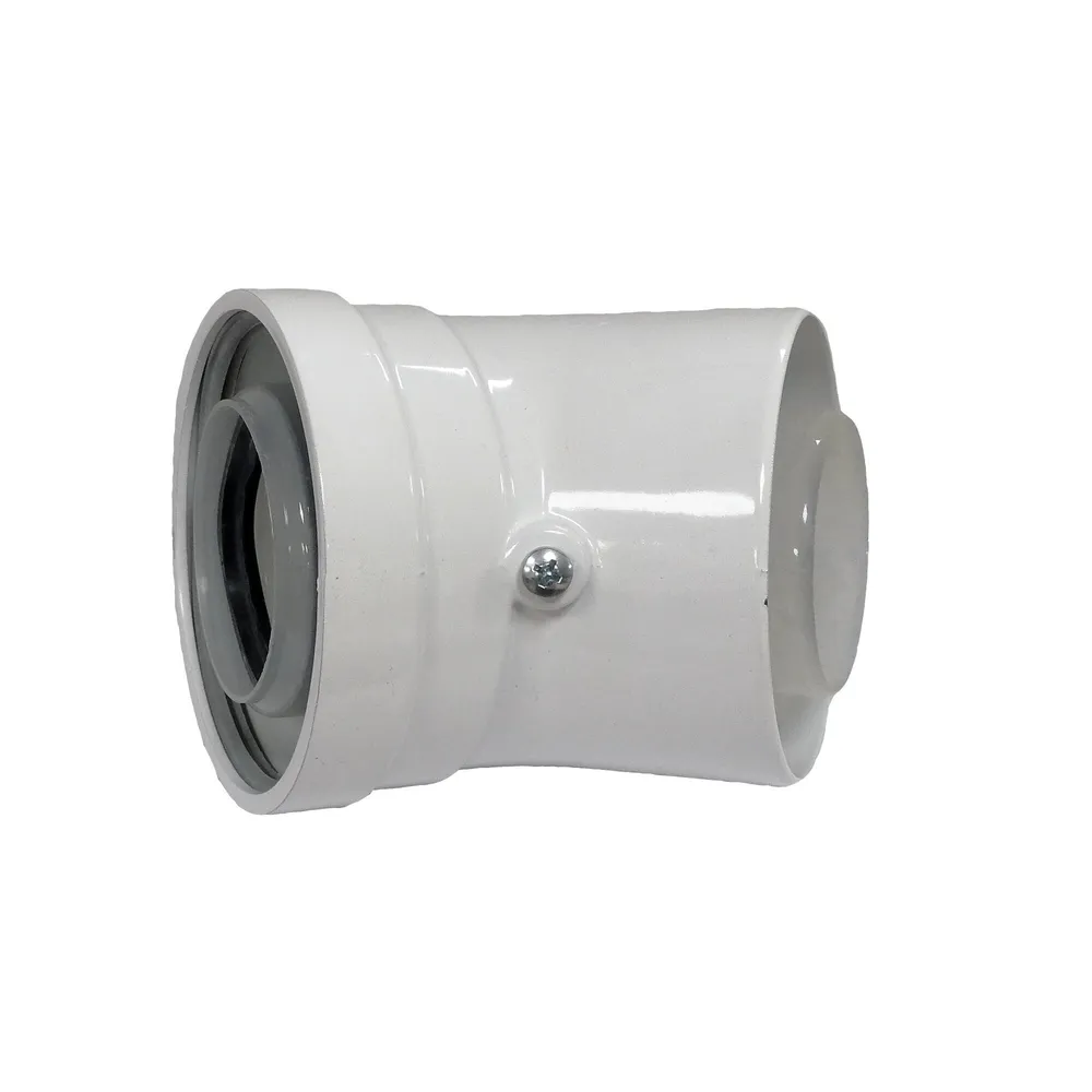 Cot evacuare condensare Motan, pentru centrale termice cu condesnare, D 60/100 mm, 45 grade