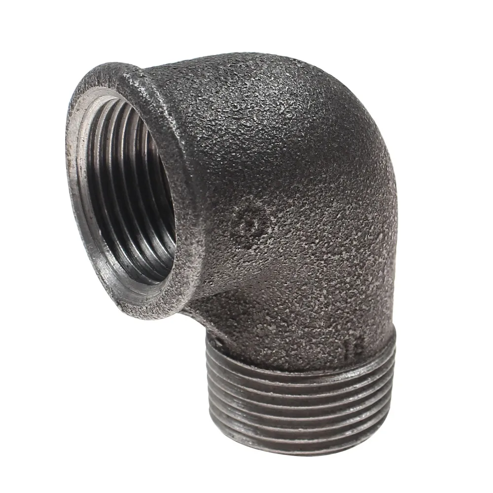 Cot fonta neagra 2 1/2", 90 grade, pentru instalatii sanitare
