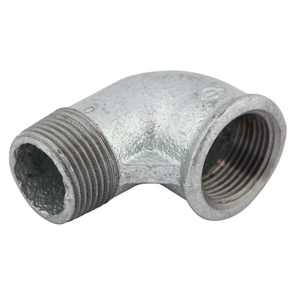 Cot fonta zincata, FI - FE, 1 1/4", 90 grade