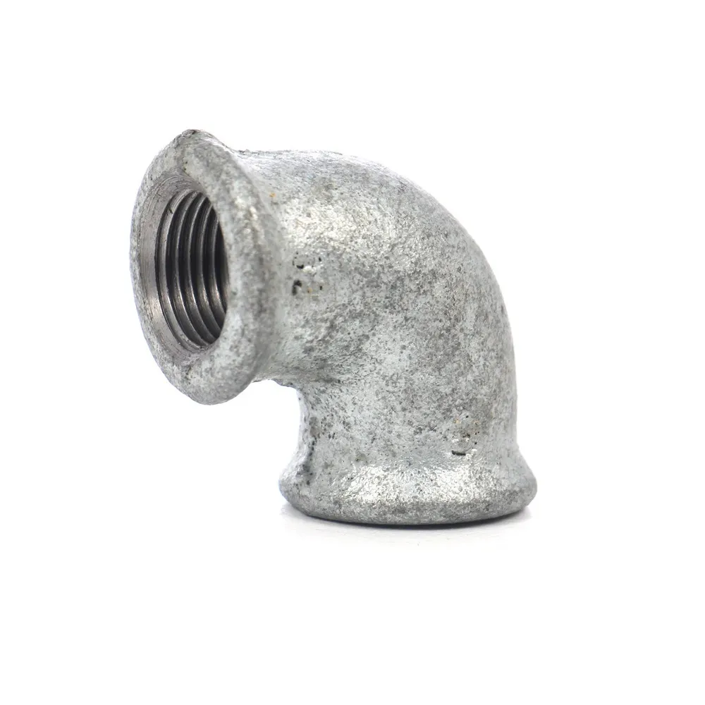 Cot fonta zincata, FI - FI, 3/8", 90 grade
