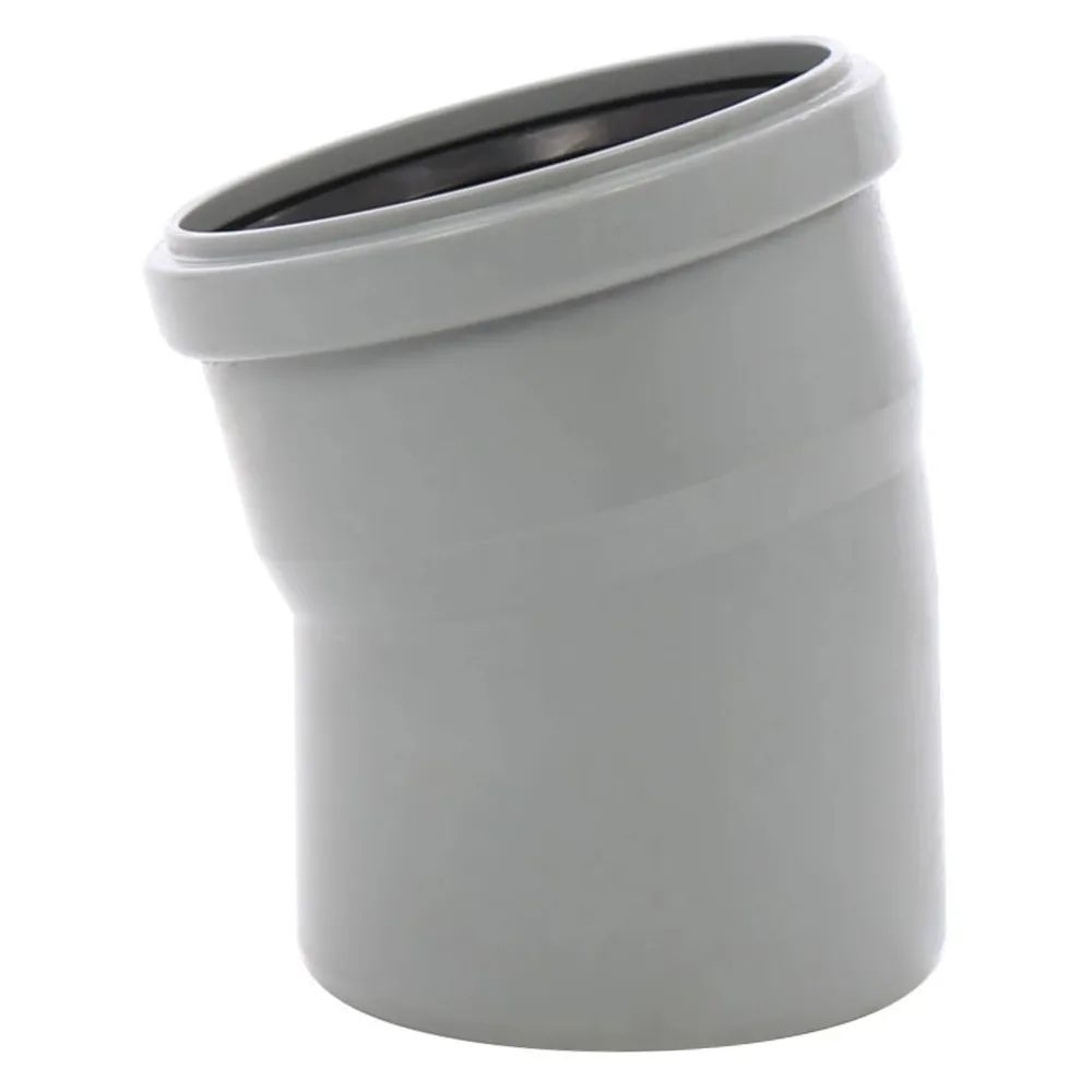 Cot polipropilena, pentru scurgere, gri, D 40 mm, 15 grade