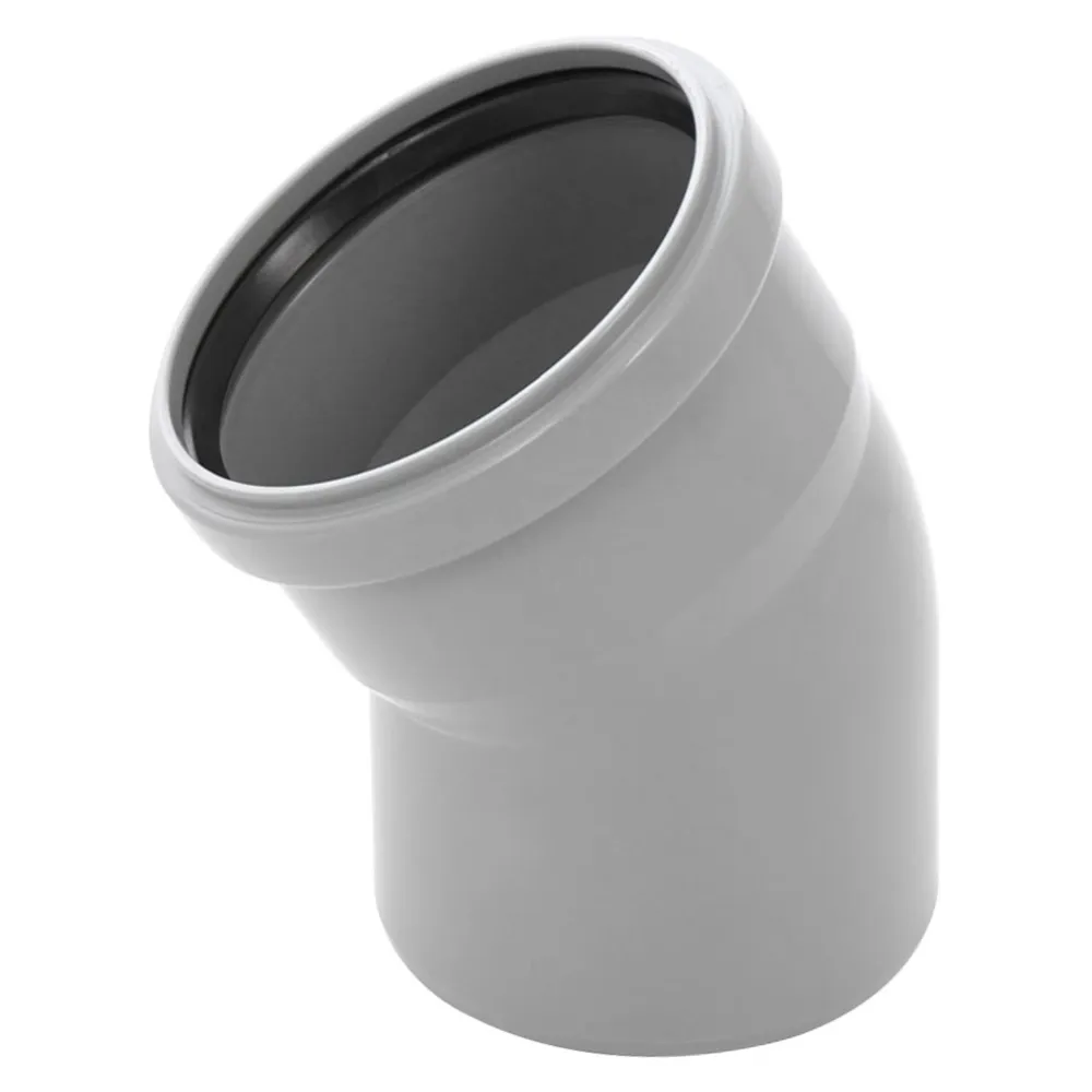 Cot polipropilena, pentru scurgere, gri, D 50 mm, 30 grade