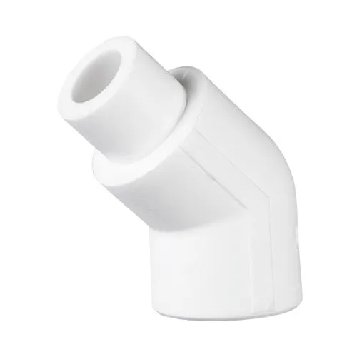 Cot PPR alb 45° interior-exterior 25 mm