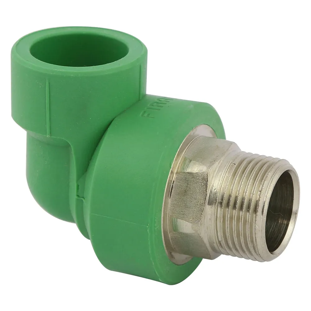 Cot PPR, D 32 mm x 1", filet exterior, verde, 90 grade