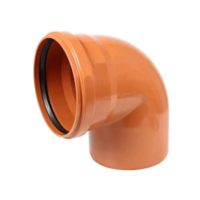 Cot PVC, cu inel, D 315 mm, 87 grade, portocaliu