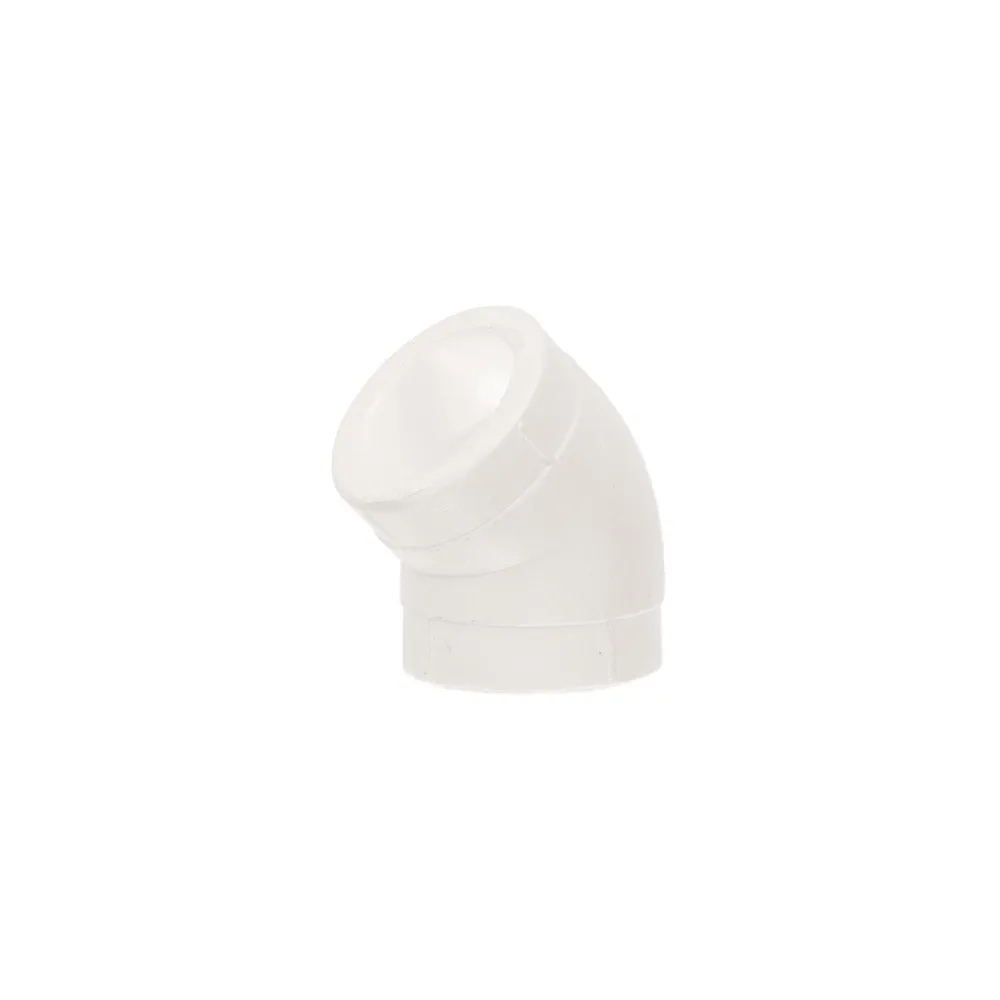 Cot teava PPR, 45 grade, Ø 20 mm, alb 10 bucati