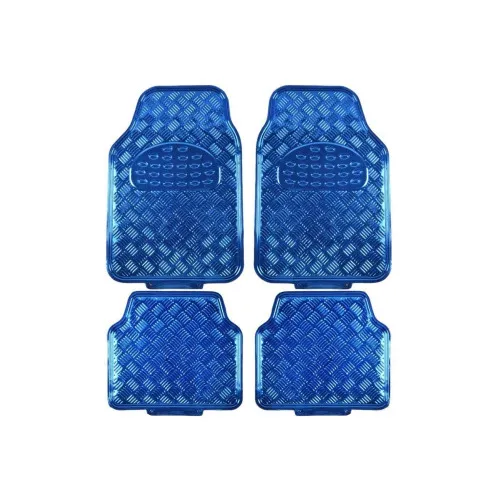 Covoare auto universale interior aluminiu albastru