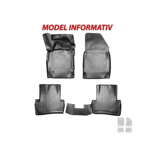 Covoare cauciuc tavita compatibile Jeep Renegade 2014 -> Cod: 3D 64306 / A10