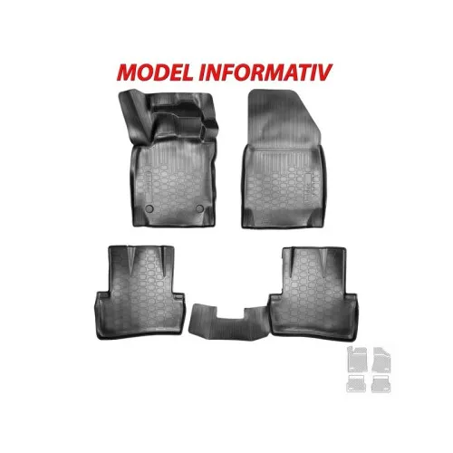 Covoare cauciuc tavita compatibile Land Rover Range Rover L322 2001-2012 Cod: 3D 63404 / A10