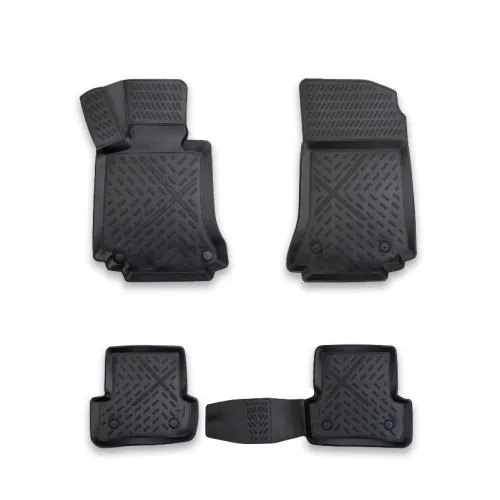 Covoare cauciuc tavita compatibile Mercedes Clasa C W204 2007-2014