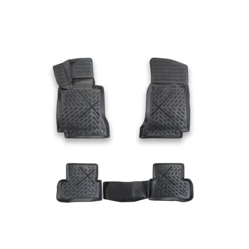 Covoare cauciuc tavita compatibile Mercedes Clasa C W205 2014-2020
