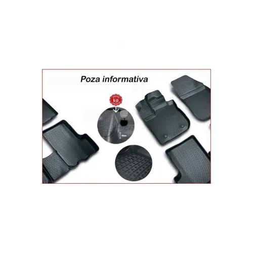 Covoare cauciuc tavita compatibile Mercedes Vito W447 Randul 1+2+3 2014-> Cod: 3D 62540​​​​​​​​​ / A60 — imaginea 3
